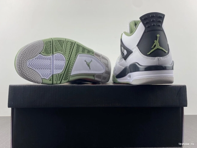 AQ9129-103 Seafoam Jordan Retro 4 0824